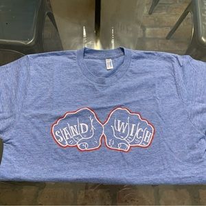 Knuckle Sandwich Unisex Large New American Apparel T Shirt New Without Tags